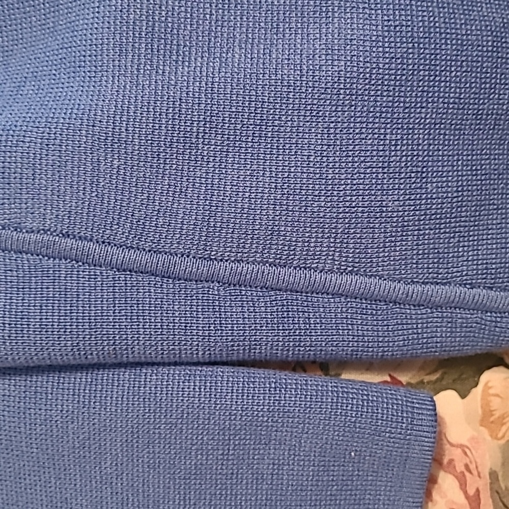 Talbots Blue Sweater Jacket SZ X - Picture 6 of 7